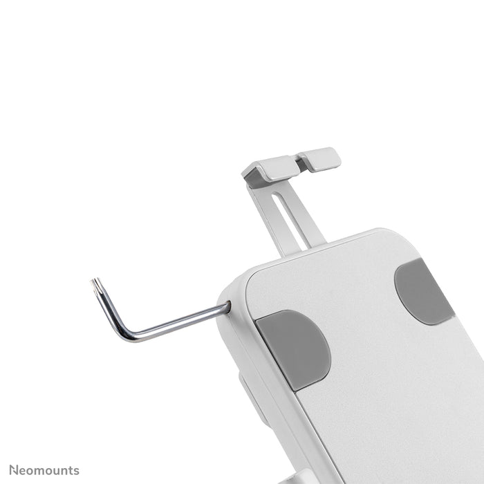 Neomounts DS15-625WH1 regulowany i obrotowy uchwyt na tablet na blat stołu dla tabletów 7,9-11 cali - Biały