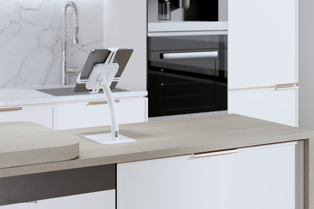 Neomounts DS15-625WH1 regulowany i obrotowy uchwyt na tablet na blat stołu dla tabletów 7,9-11 cali - Biały