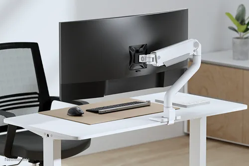 Neomounts DS70S-950WH1 Ramię monitora - Pełny ruch dla ekranów 17-49” - Białe