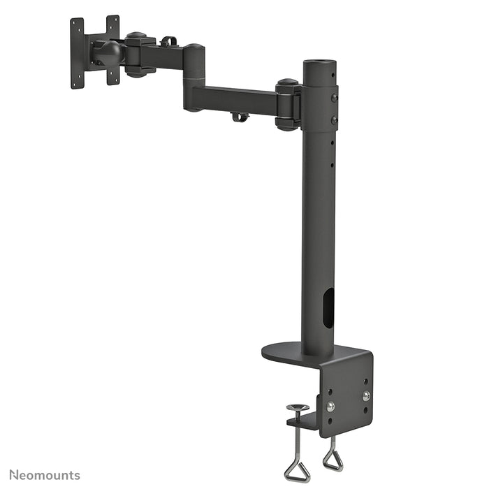 Neomounts FPMA-D960 czarnyPLUS to uchwyt biurkowy z 3 punktami obrotu do ekranów zakrzywionych do 49 cali (124 cm).