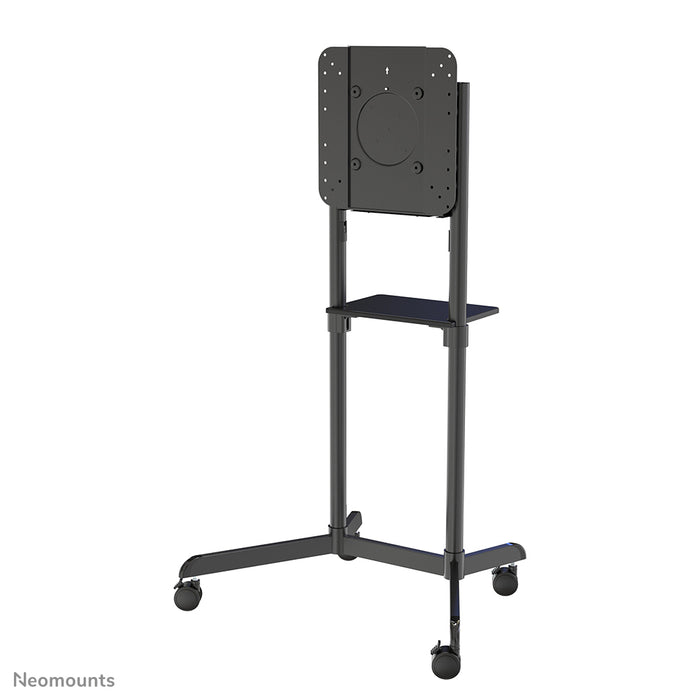 Neomounts NS-M1250 czarny to mobilny mebel na ekrany płaskie do 70 cali (178 cm). W zestawie półka na laptopa - czarny