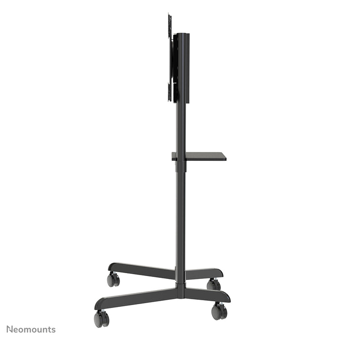 Neomounts NS-M1250 czarny to mobilny mebel na ekrany płaskie do 70 cali (178 cm). W zestawie półka na laptopa - czarny
