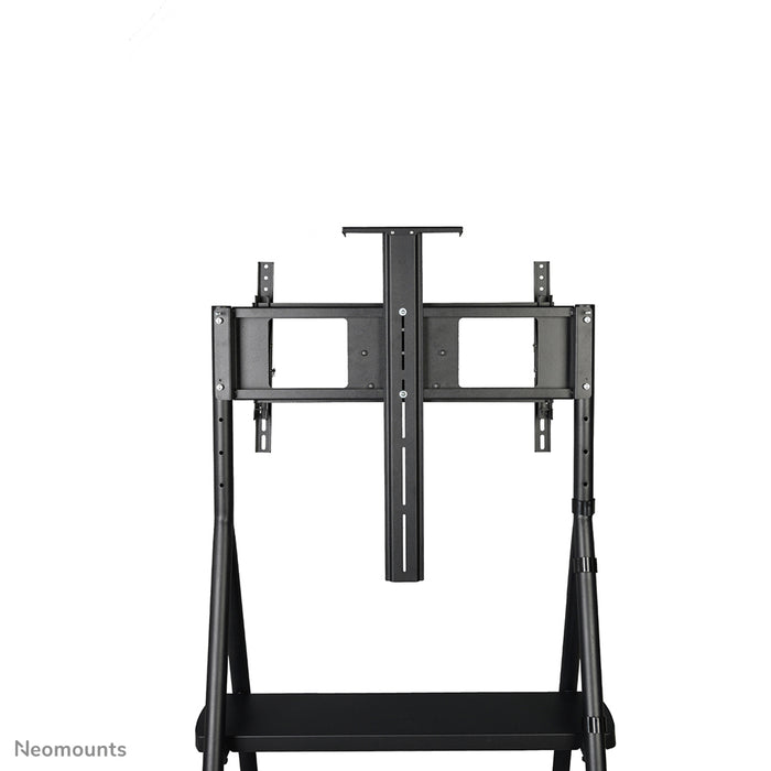 Neomounts NS-M1500 czarny to mobilny mebel na ekrany płaskie do 65 cali (165 cm). W zestawie półka na laptopa - czarny