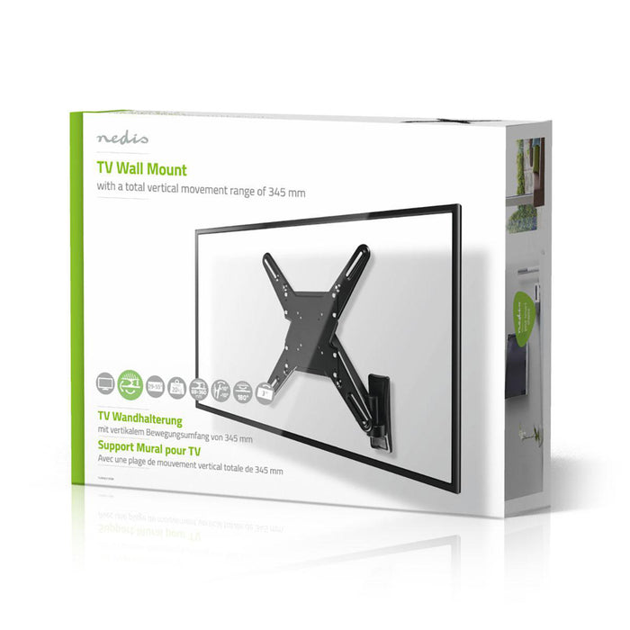 Pionowy uchwyt ścienny do TV | 29 - 55" | Maks. 20 kg | Zakres pionowy 345 mm