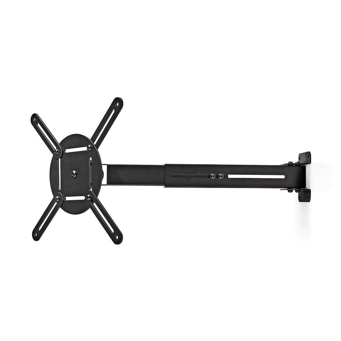 Uchwyt ścienny do projektora | Obrót 360° | Maks. 10 kg | Odległość od ściany 314 - 500 mm | Czarny