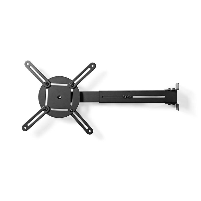 Uchwyt ścienny do projektora | Obrót 360° | Maks. 10 kg | Odległość od ściany 314 - 500 mm | Czarny
