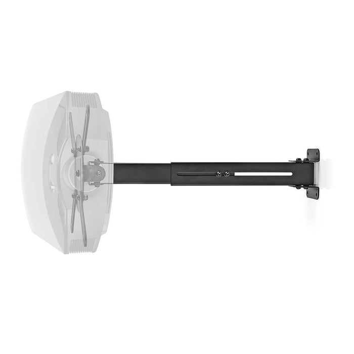 Uchwyt ścienny do projektora | Obrót 360° | Maks. 10 kg | Odległość od ściany 314 - 500 mm | Czarny
