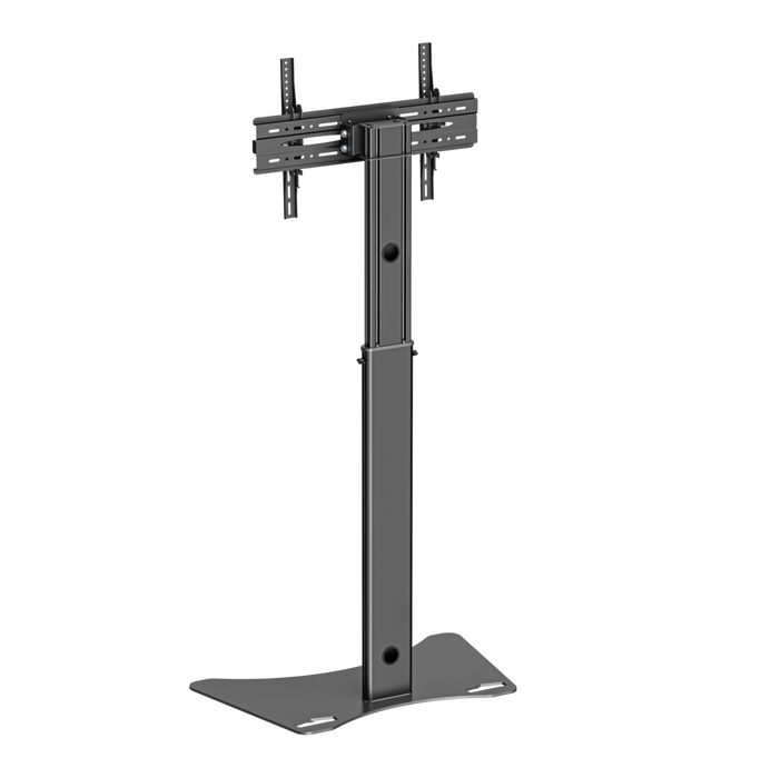 WOLFF MOUNT TV Stojak podłogowy czarny – Uniwersalny stojak TV 32 do 70 cali – Regulacja wysokości – VESA do 800x400 – Maks. 50 kg – Wolnostojący